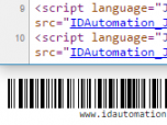 Code128 and GS1 128 JavaScript Generator Screenshot