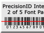 Interleaved 2 of 5 Barcode Fonts