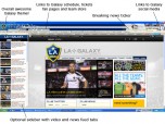 MLS LA Galaxy Soccer IE Browser Theme