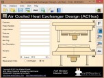 Air Cooled Heat Exchanger Design Screenshot