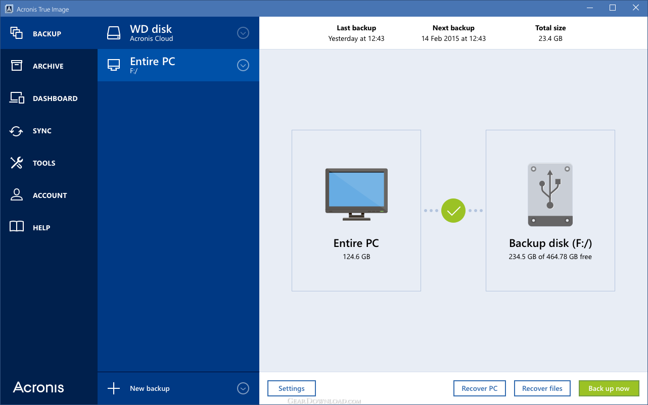 acronis true image 2016 to vmware