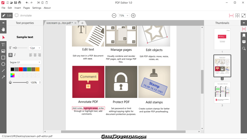 icecream pdf editor pro download