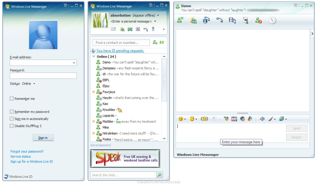 how to unblock contacts on windows live messenger