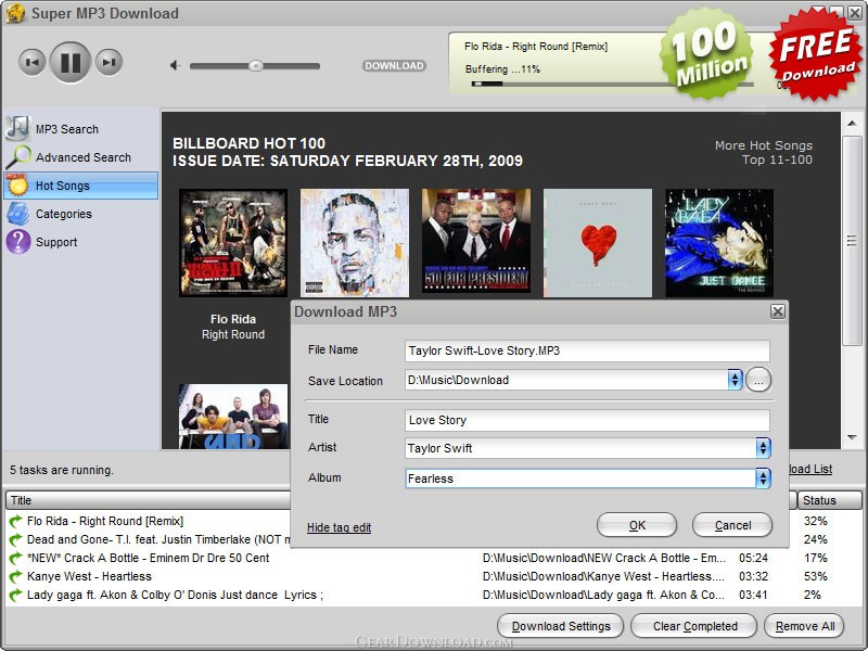 1 free music downloader mp3