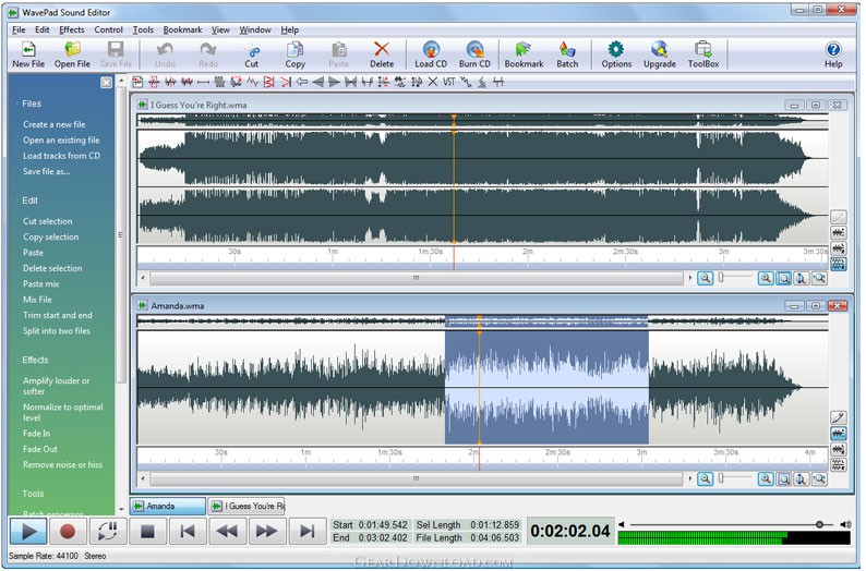 audio editing software free download