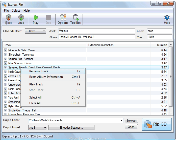 free cd ripper software