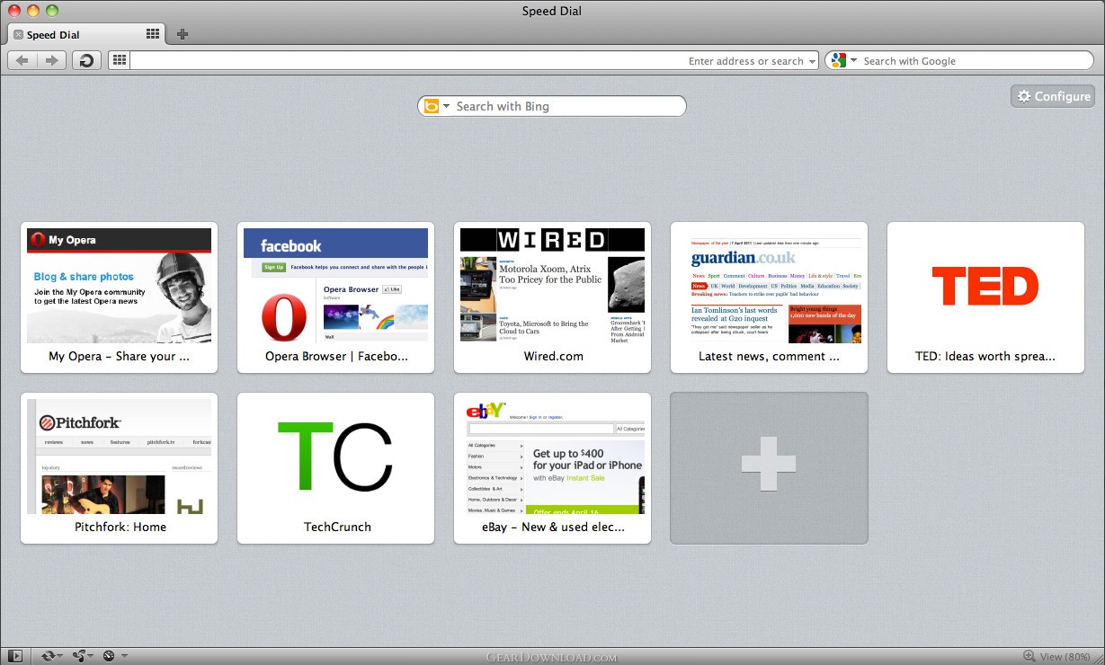 Opera web browser for mac 10.7.5