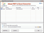 Adept PDF to Excel Converter Screenshot