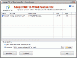Adept PDF to Word Converter Screenshot