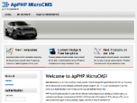 X-Light Template ApPHP MicroCMS Screenshot