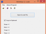 MinMax G-code