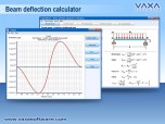Beam deflection calculator for Windows Screenshot
