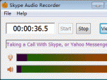 Skype Audio Recorder Screenshot