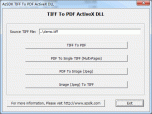 AzSDK TIFF To PDF ActiveX DLL Screenshot