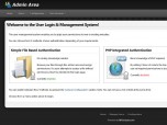 PHP Login & User Management Screenshot