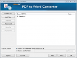 MicroPDF PDF to Word Converter Screenshot