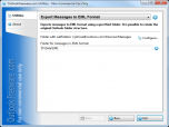 Export Messages to EML Files for Outlook Screenshot