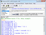 Advanced BAT to EXE Converter Screenshot
