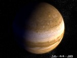 Planet Jupiter 3D Screensaver Screenshot