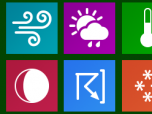 Icons-Land Metro Weather Icon Set Screenshot