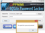 Appnimi SQLite Password Locker Screenshot