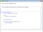 Snip2Code Plugin for Eclipse Screenshot