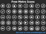 Free Metro Icons Screenshot