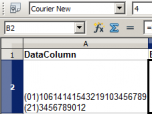 Data Matrix Native OpenOffice Generator Screenshot
