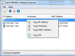 SterJo Wireless Network Scanner Screenshot