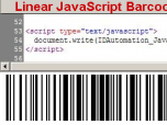 Linear JavaScript Barcode Generator Screenshot