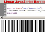 Linear JavaScript Barcode Generator