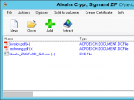 Aloaha Crypt, Sign and ZIP Screenshot