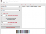 Code 128 Font Encoder Software App Screenshot