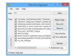 PSA File Organizer Screenshot