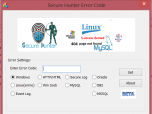 Secure Hunter Error Code
