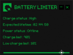 Battery limiter Screenshot