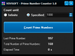 Prime Number Counter Screenshot