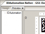 DataMatrix Generator for Crystal Reports Screenshot