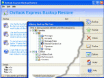 Outlook Express Backup Restore Screenshot