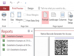 Data Matrix Native Access Barcode