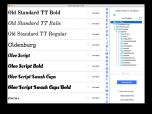 Fonts Manager Screenshot