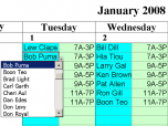 Simple Scheduling Calendar Screenshot
