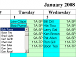 Simple Scheduling Calendar