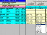 Complex Shift Schedules for 25 People