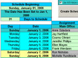 Create Floor Schedules for Your Agents Screenshot