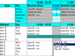 Create Student Class Schedules Screenshot