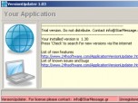VersionUpdater Screenshot
