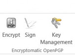 Encryptomatic OpenPGP for MS Outlook Screenshot