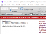 USPS IMb Filemaker Barcode Generator Screenshot