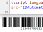 Code39 HTML5 JavaScript Generator Screenshot